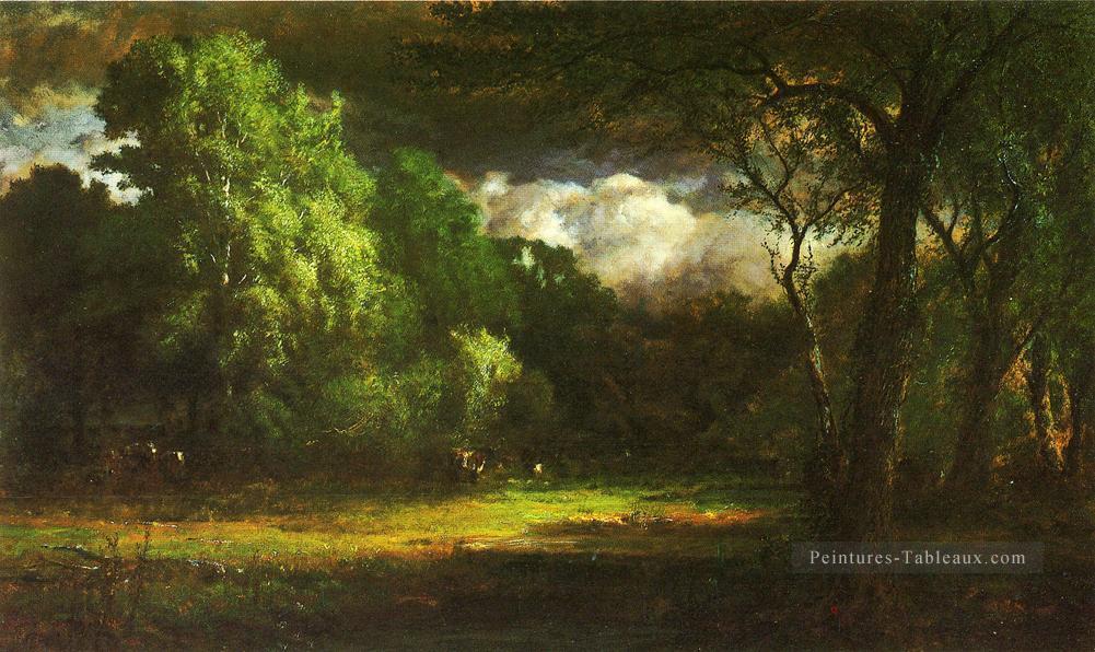 Medfield Massachusetts paysage Tonaliste George Inness Forêt Peintures à l'huile